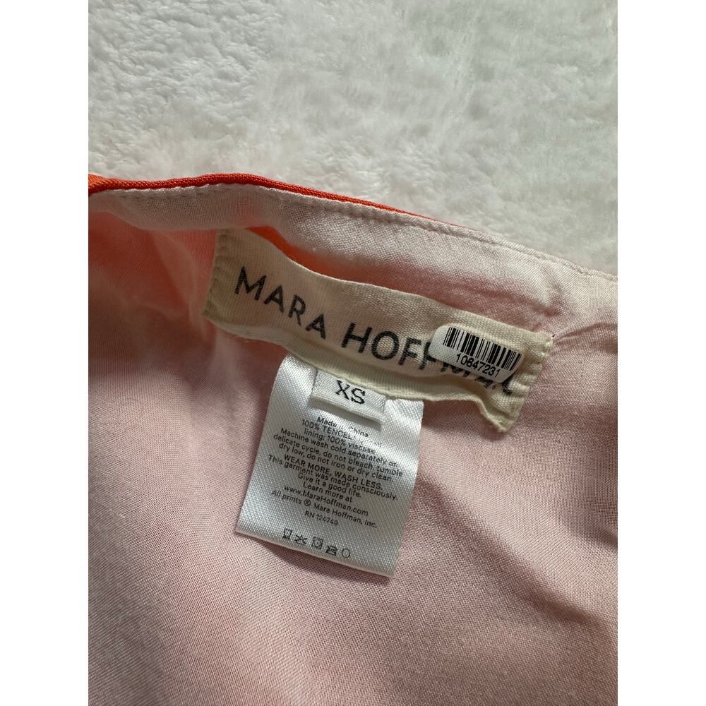 Mara Hoffman Color Block High Neck Midi Shift Dress Size XS GUC - Picture 7 of 9